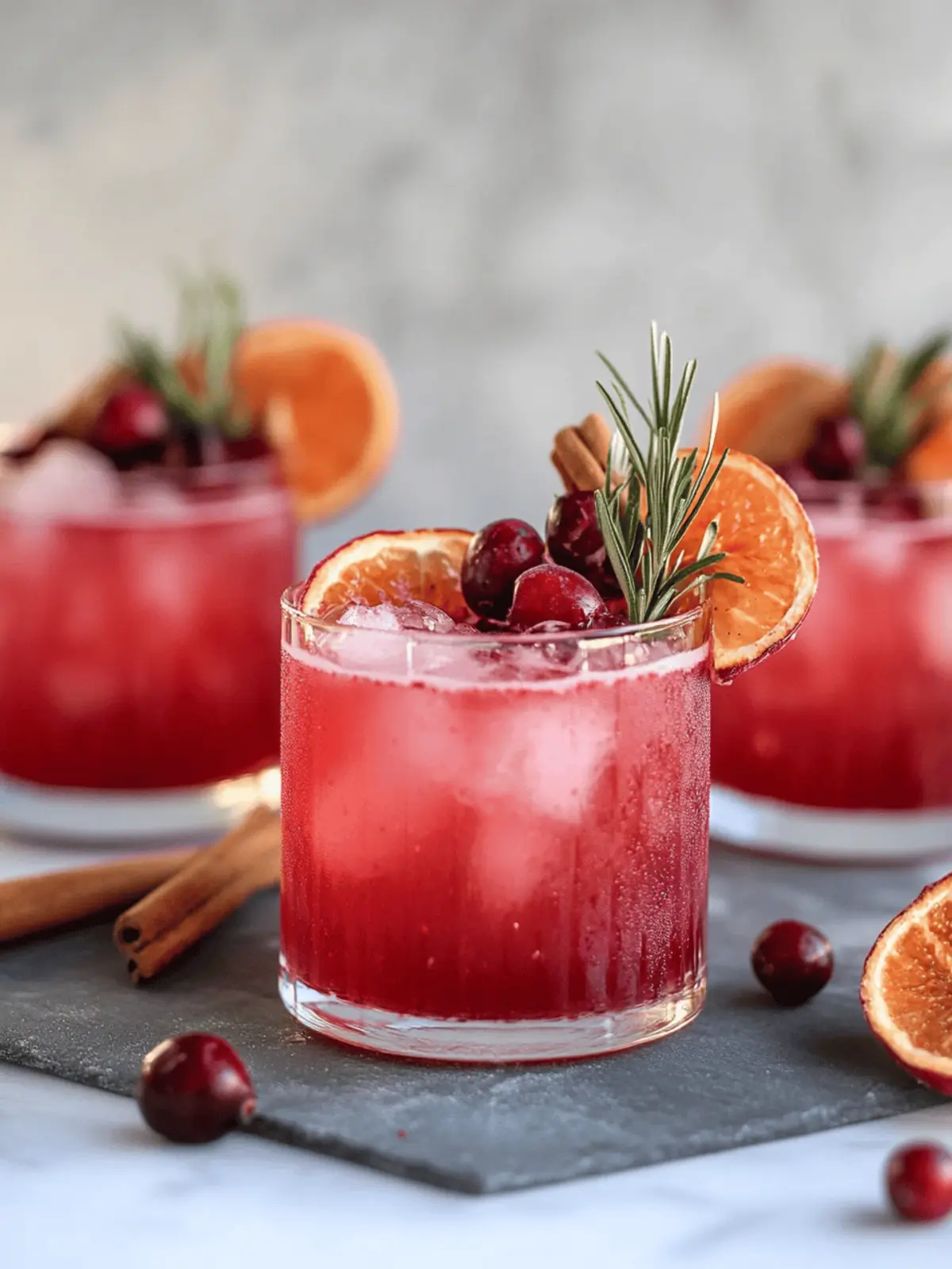 Spiced Cranberry Paloma Cocktail