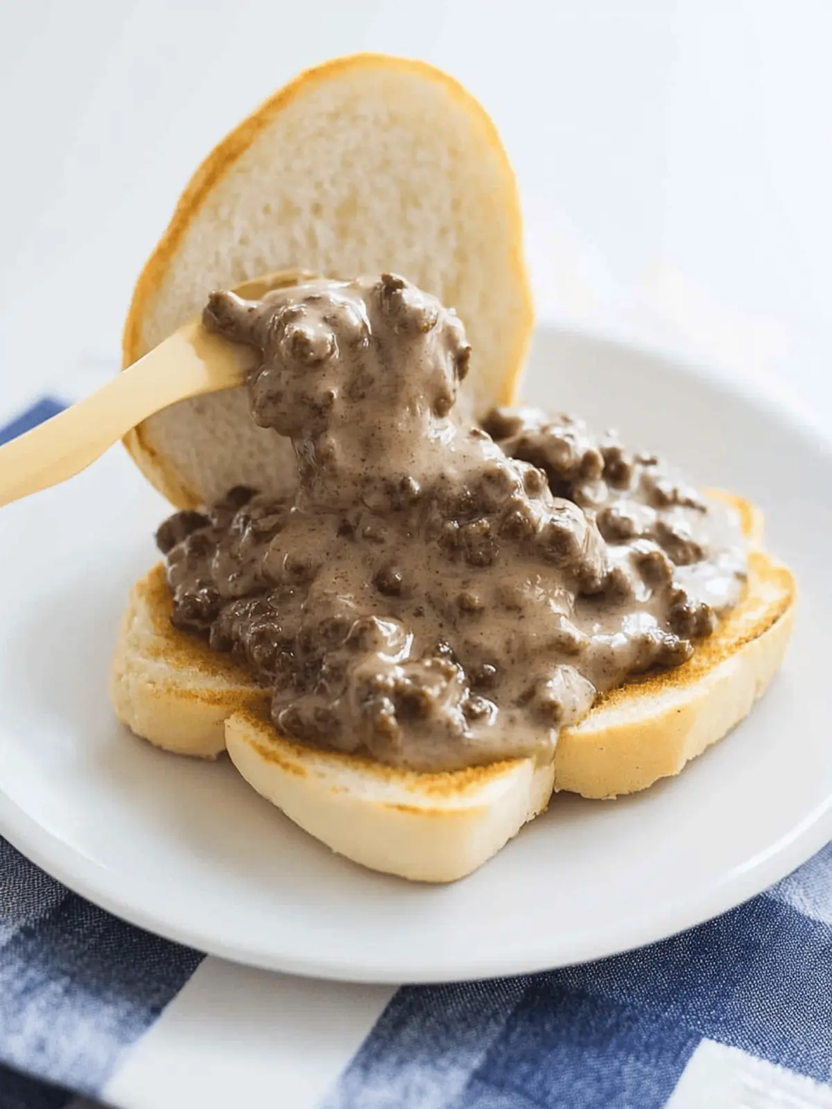 S.O.S. (Creamy Hamburger Gravy)
