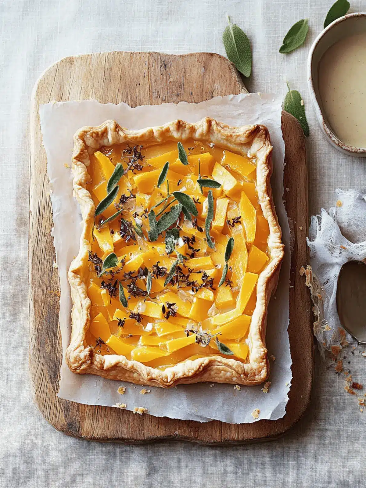 Butternut Squash-Sage Tart: Cozy Up with This Holiday Delight 3 Butternut Squash-Sage Tart