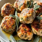 Apple and Sage Turkey Meatballs