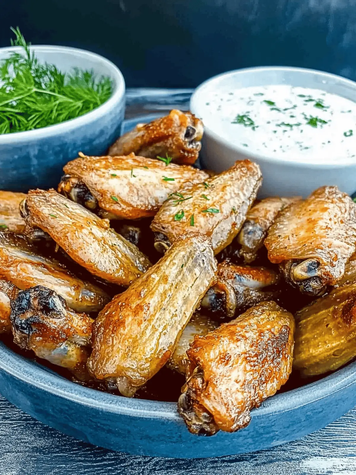 Smoked Dill Pickle Wings