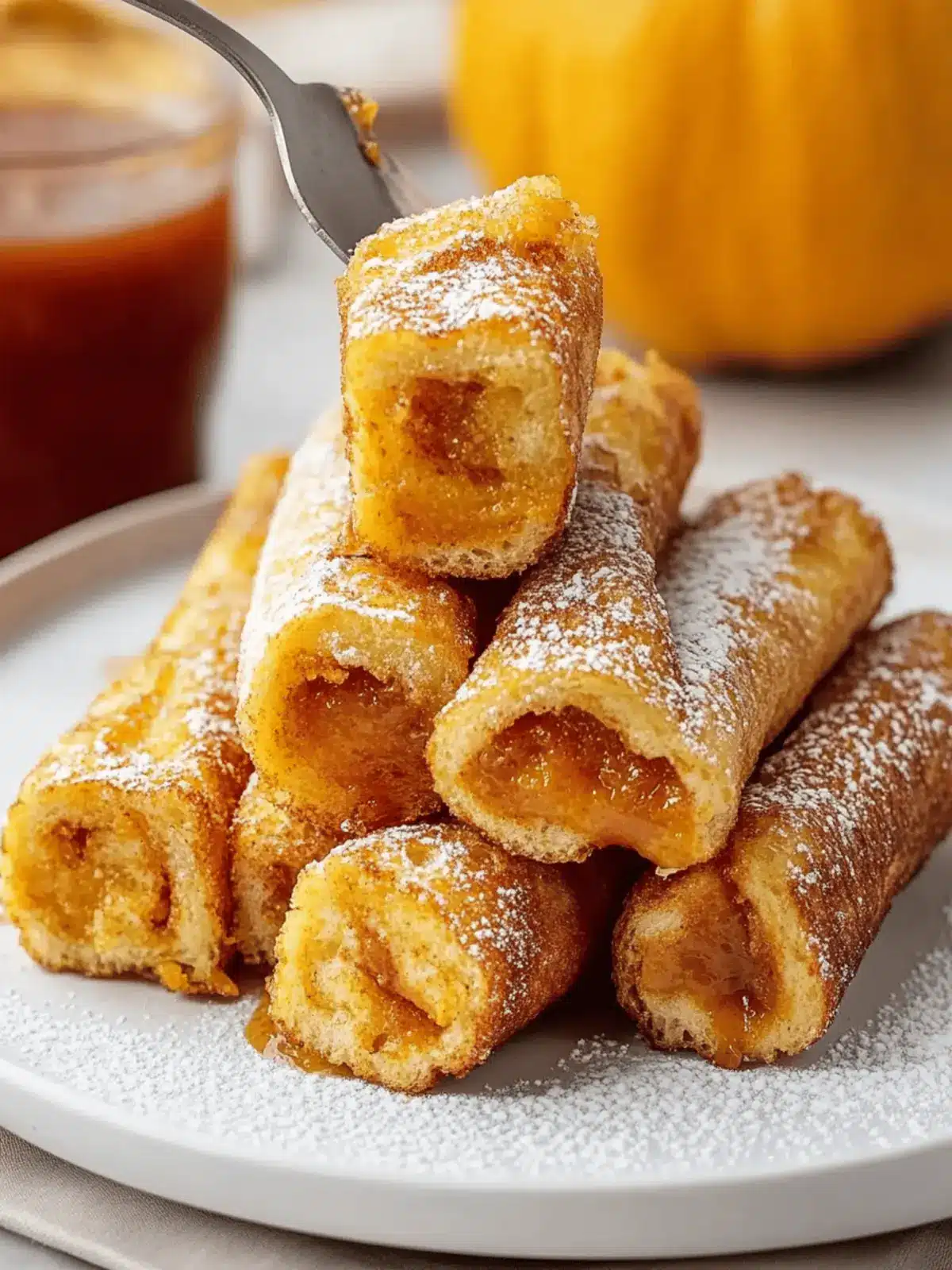 Delicious Pumpkin French Toast Roll-Ups for Cozy Mornings 2 Pumpkin French Toast Roll-Ups