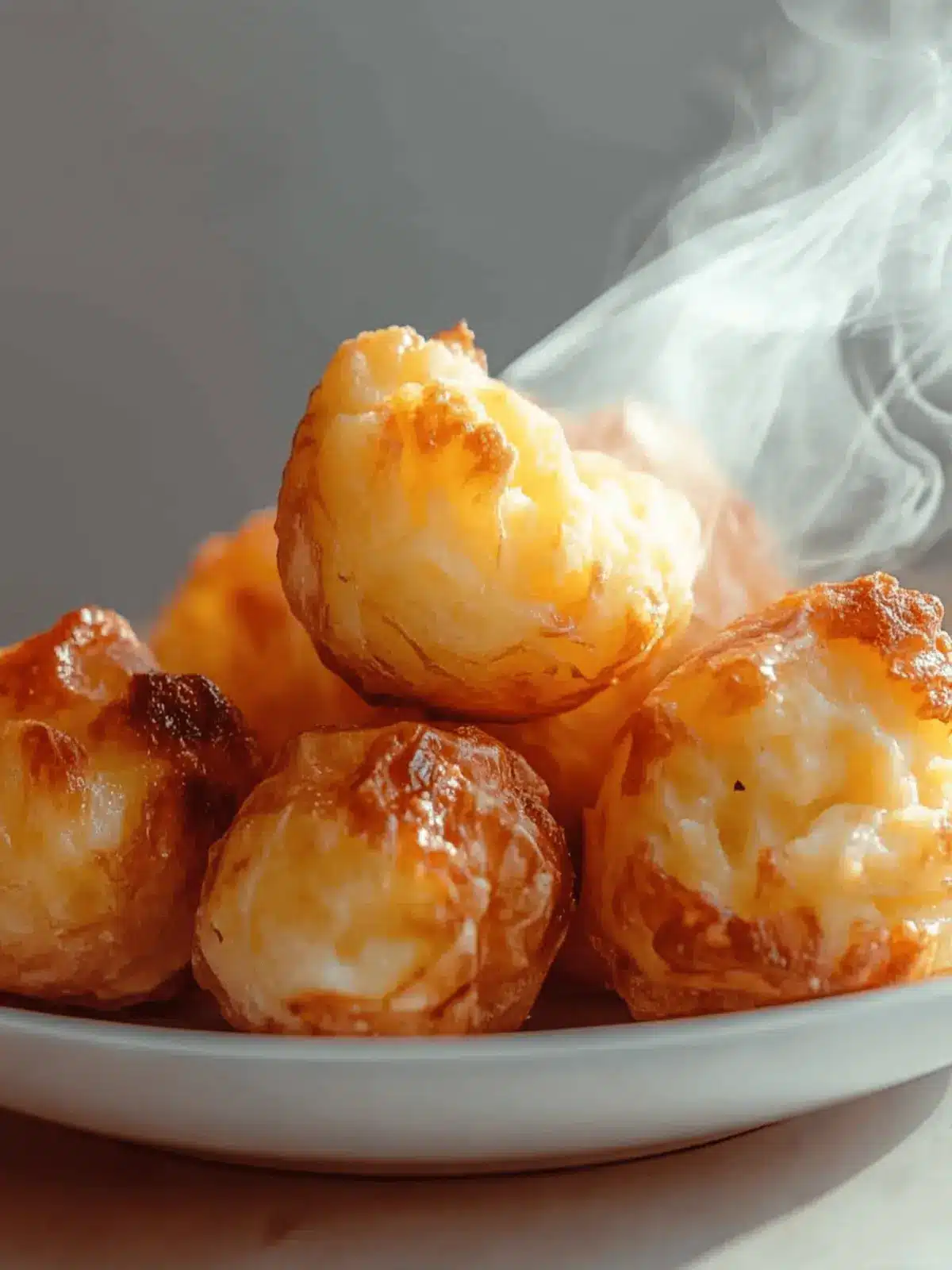 Crispy Mashed Potato Cheese Puffs