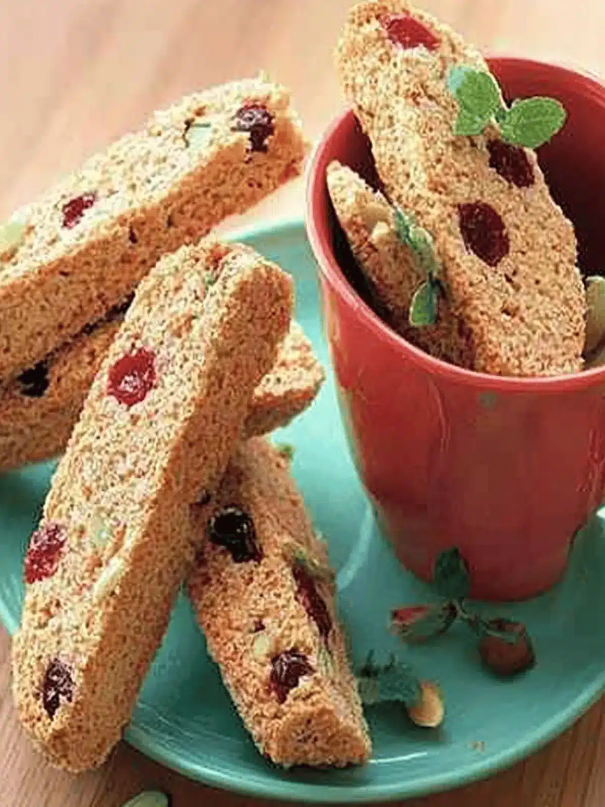 Almond Cherry Biscotti