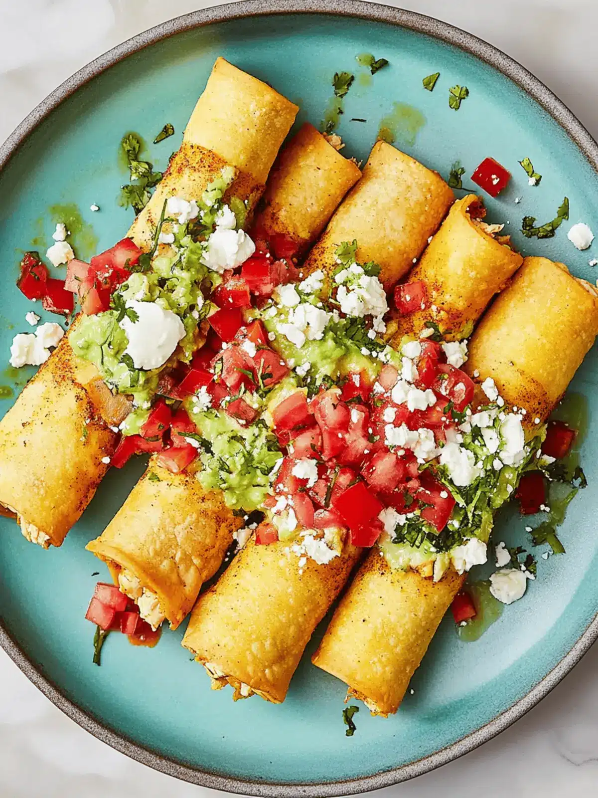Spicy Chicken Taquitos