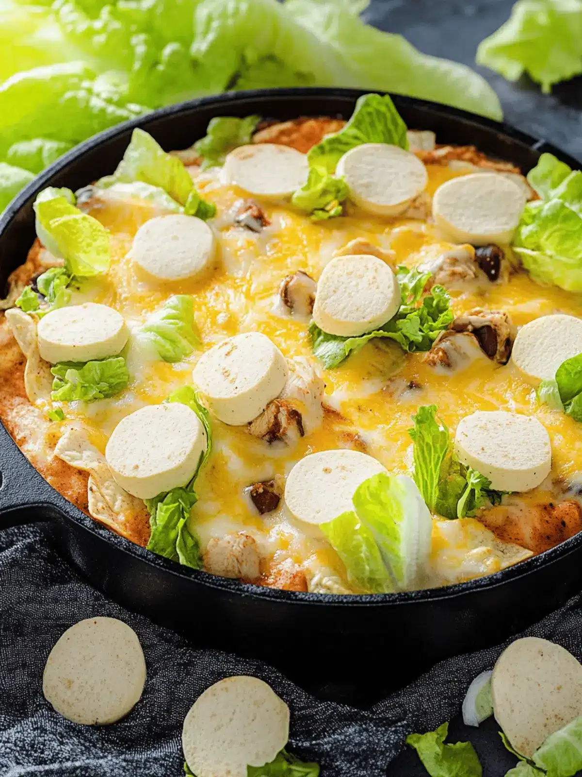 Graveyard Chicken Enchilada Dip