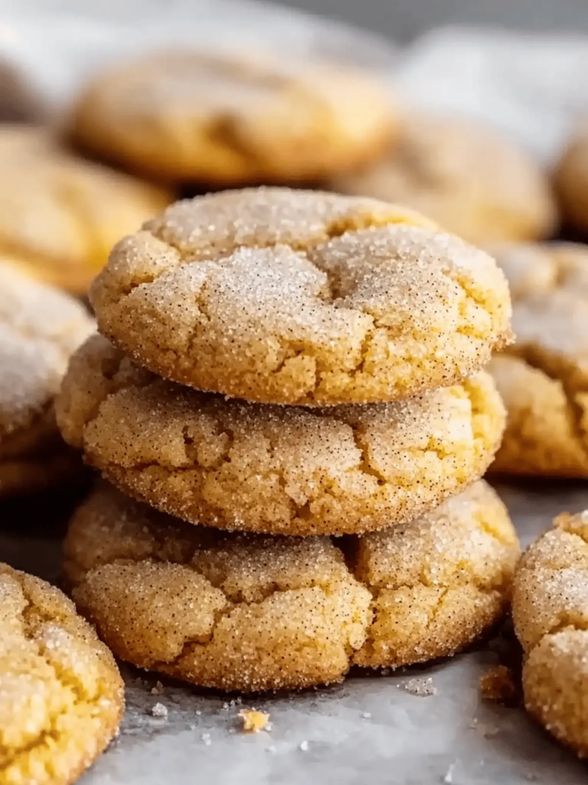 Chewy Pumpkin Snickerdoodle Cookies