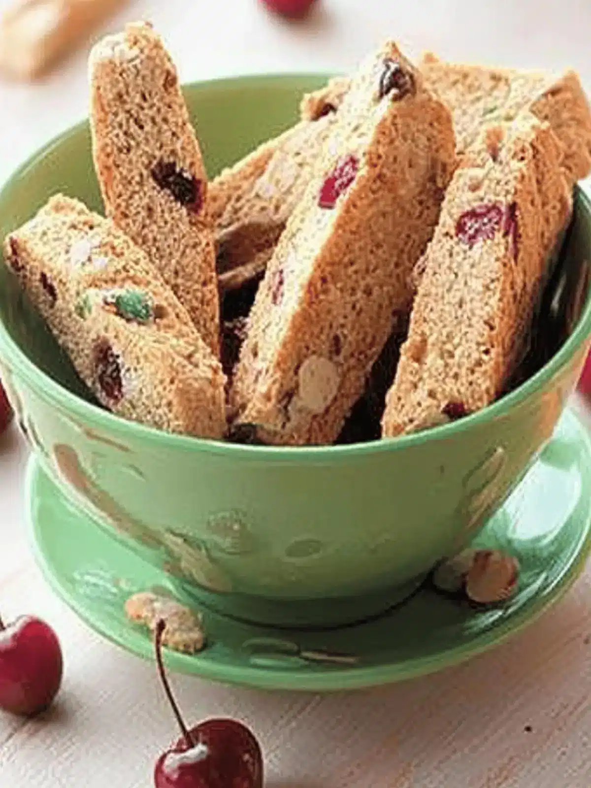 Almond Cherry Biscotti