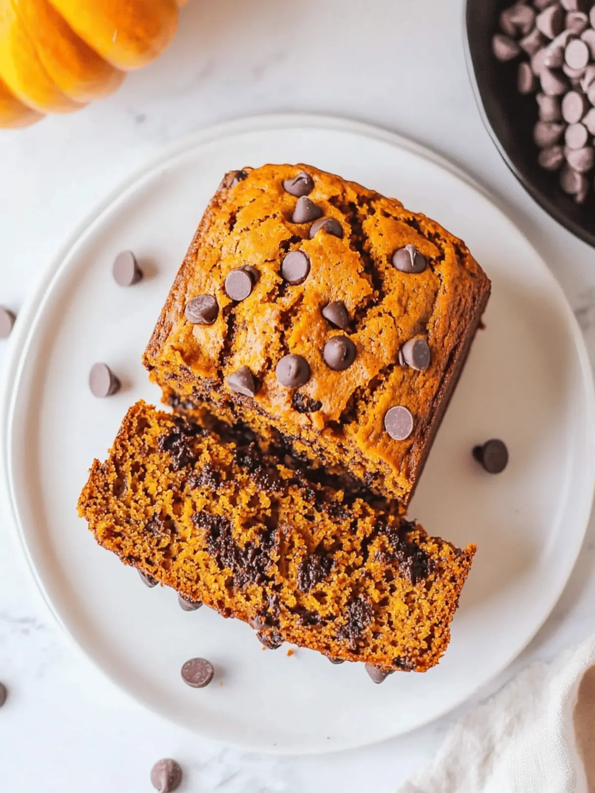 Chocolate Chip Pumpkin Bread