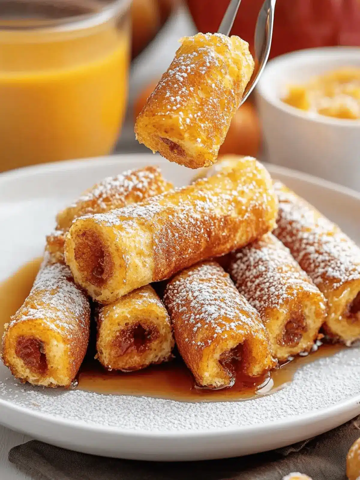 Delicious Pumpkin French Toast Roll-Ups for Cozy Mornings 4 Pumpkin French Toast Roll-Ups