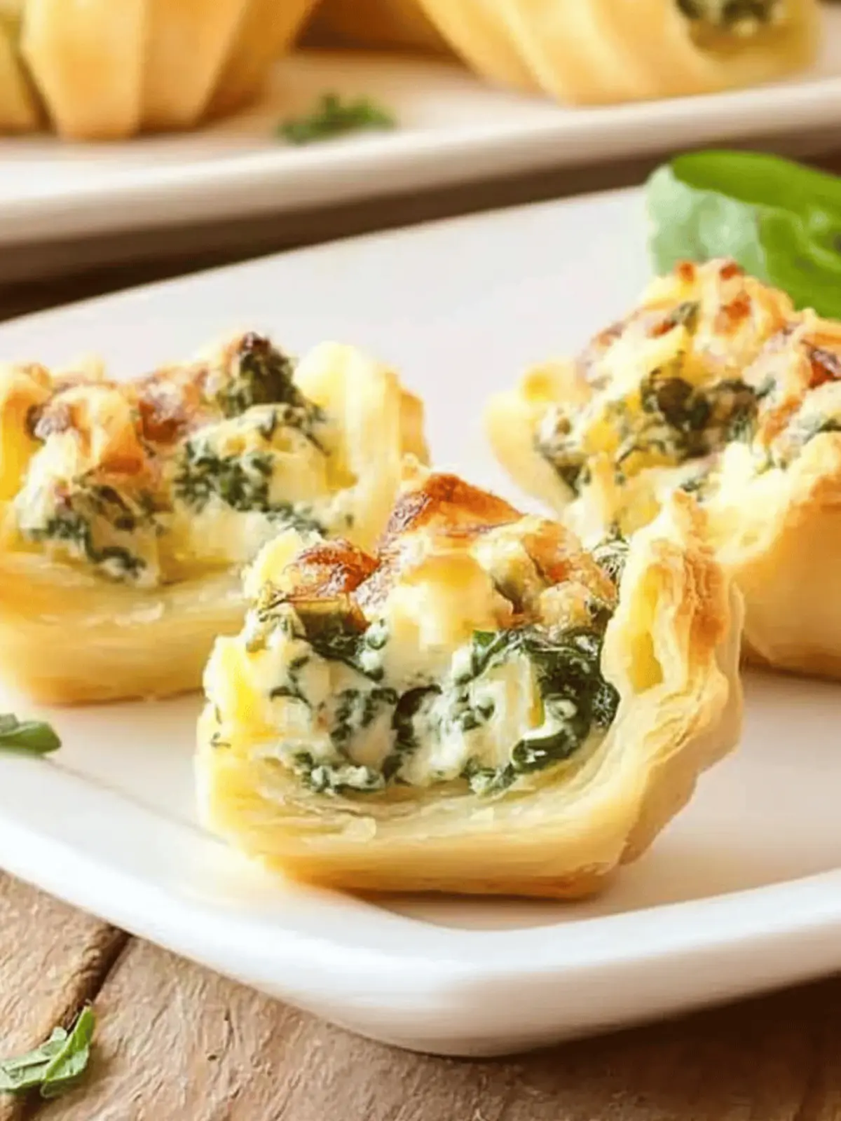 Mini Cheese and Spinach Tartlets: The Perfect Appetizer