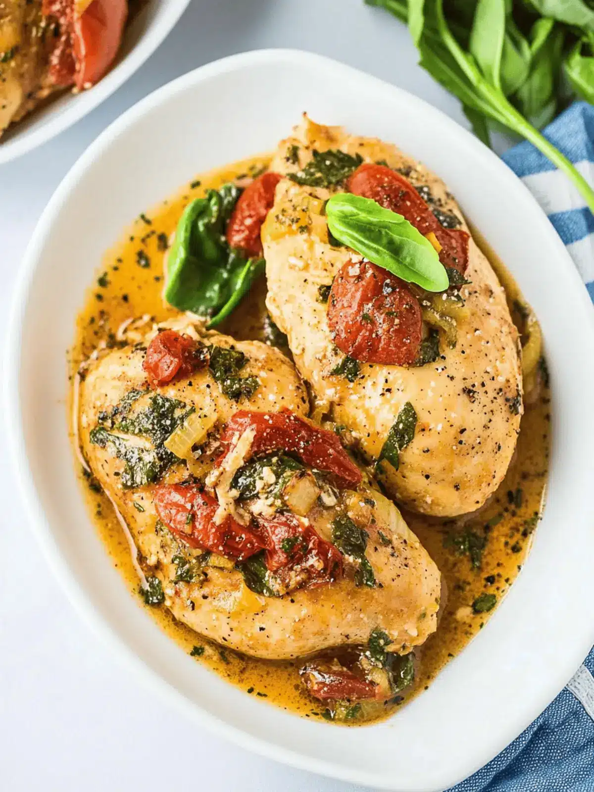 Slow Cooker Tuscan Chicken
