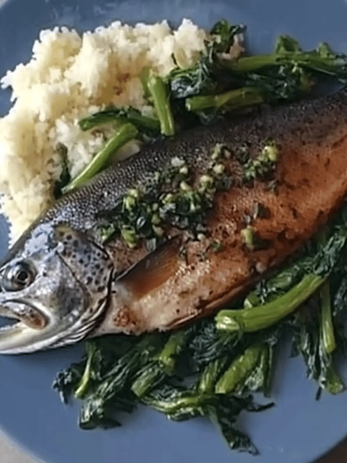 Trout With Fiddlehead Ferns