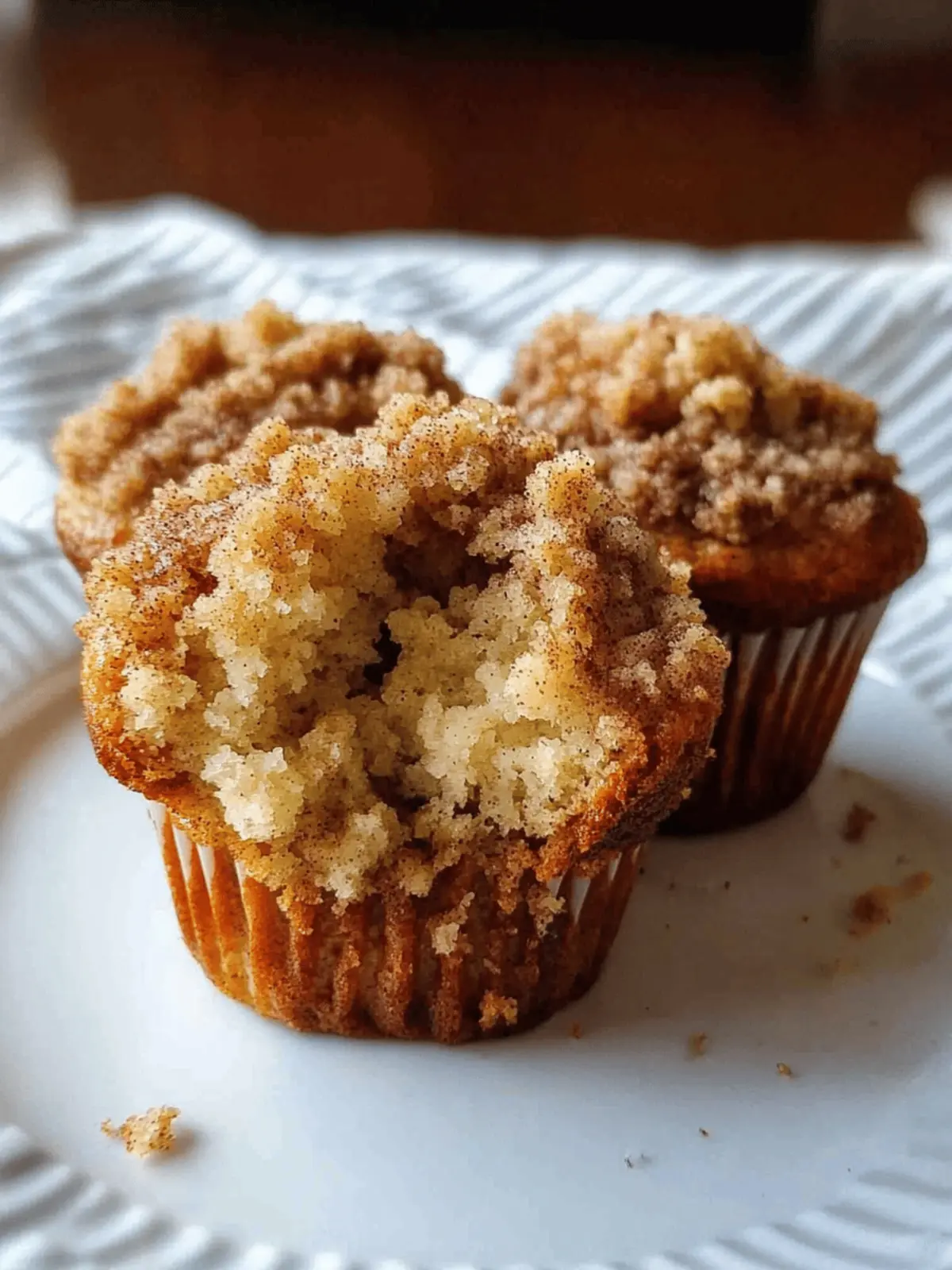 Apple Cinnamon Streusel Muffins