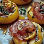 Grilled Apples with Prosciutto and Honey