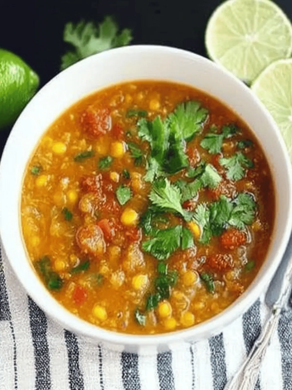 Mexican Red Lentil Stew