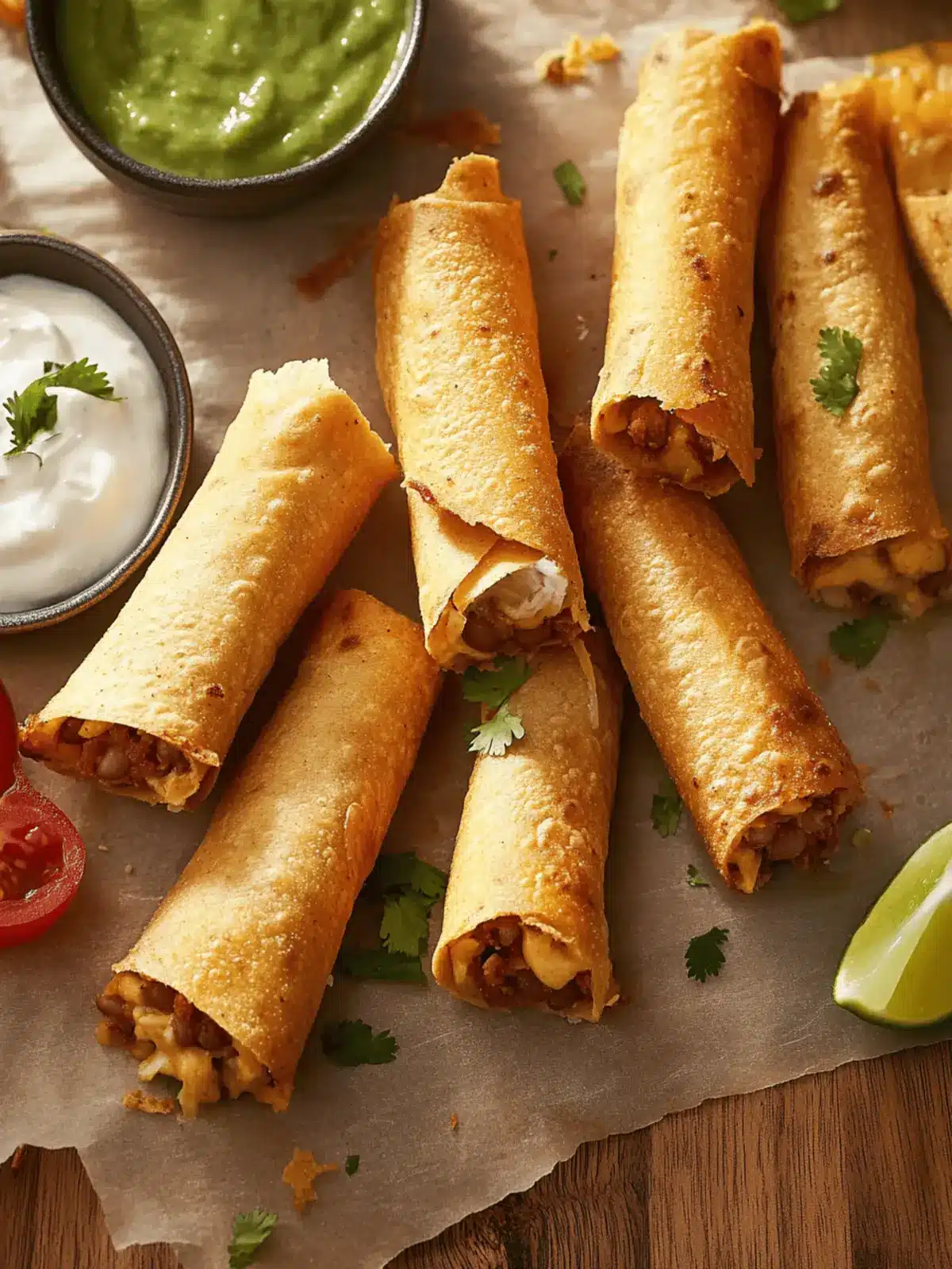 Bean & Cheese Taquitos