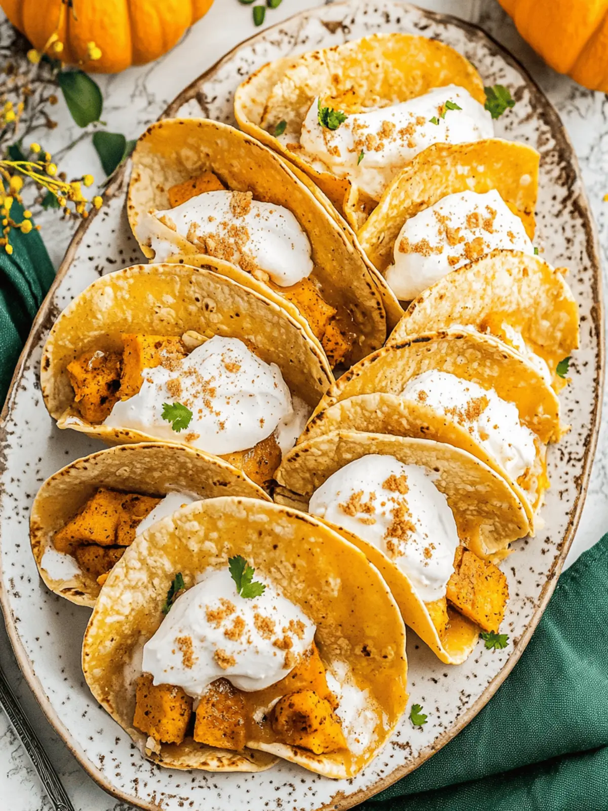 Pumpkin Pie Tacos: A Fun Twist on Holiday Dessert Delight 3 Pumpkin Pie Tacos
