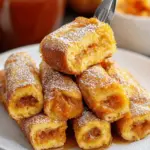 Pumpkin French Toast Roll-Ups
