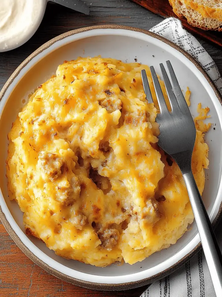 Spicy Sausage Hash Browns