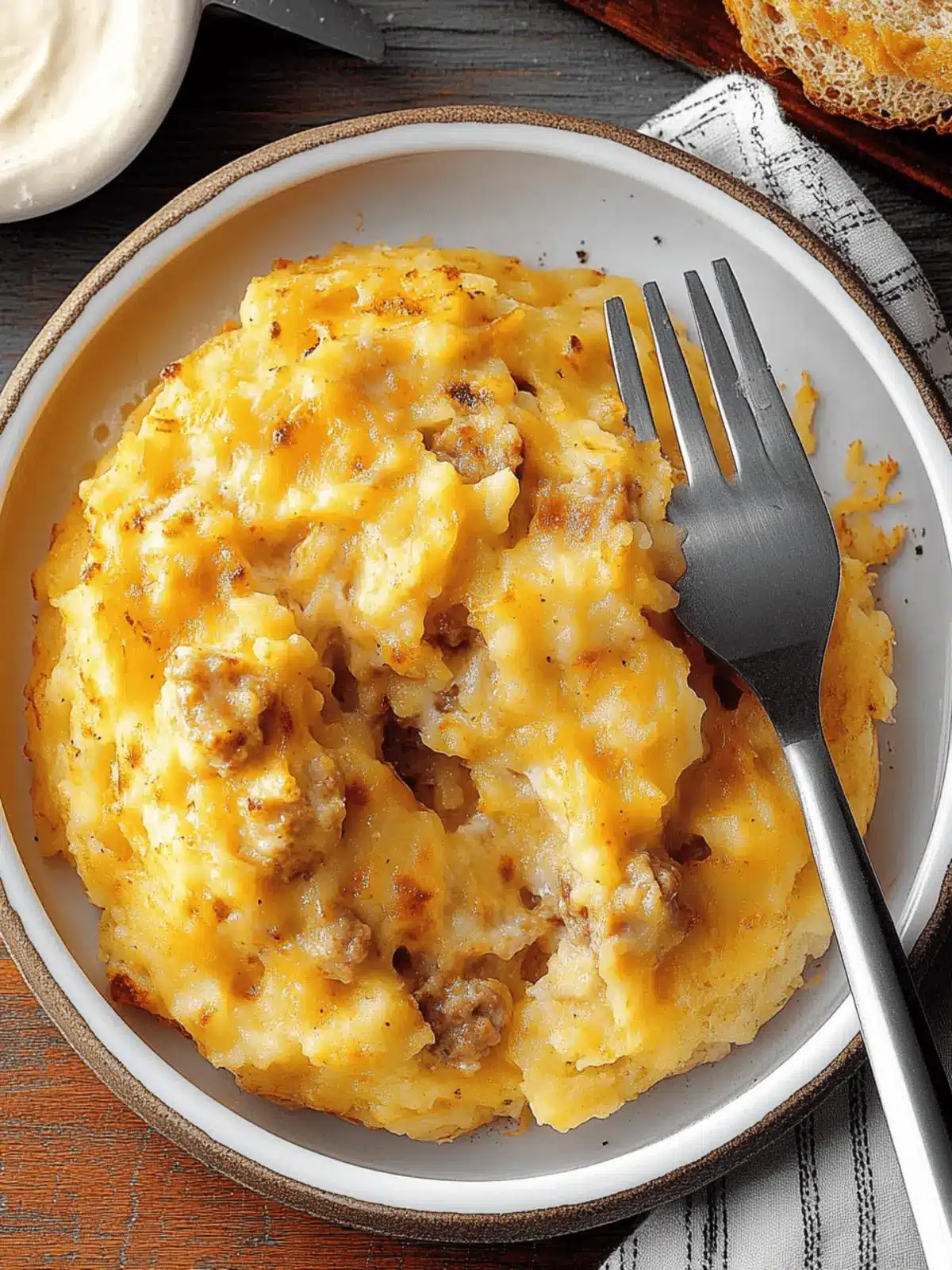 Spicy Sausage Hash Browns