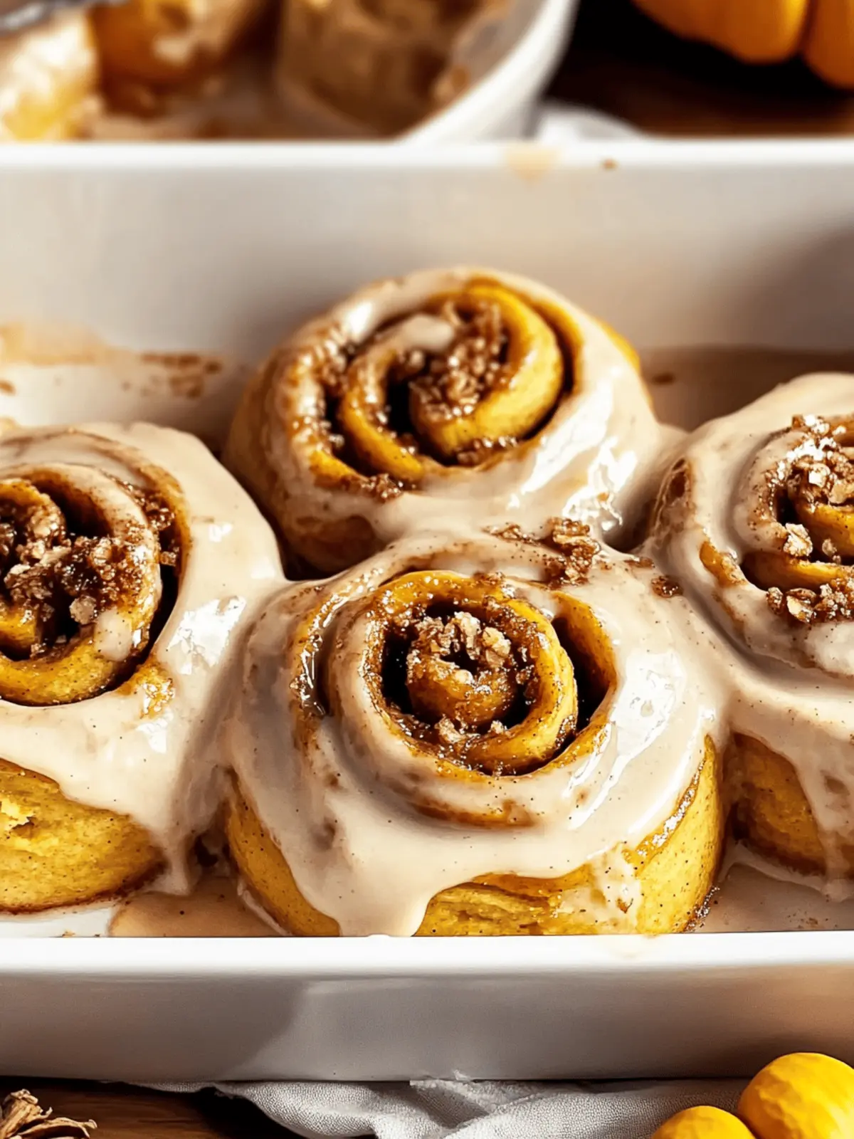 Irresistible Fall Desserts: Pumpkin Chai Cinnamon Rolls