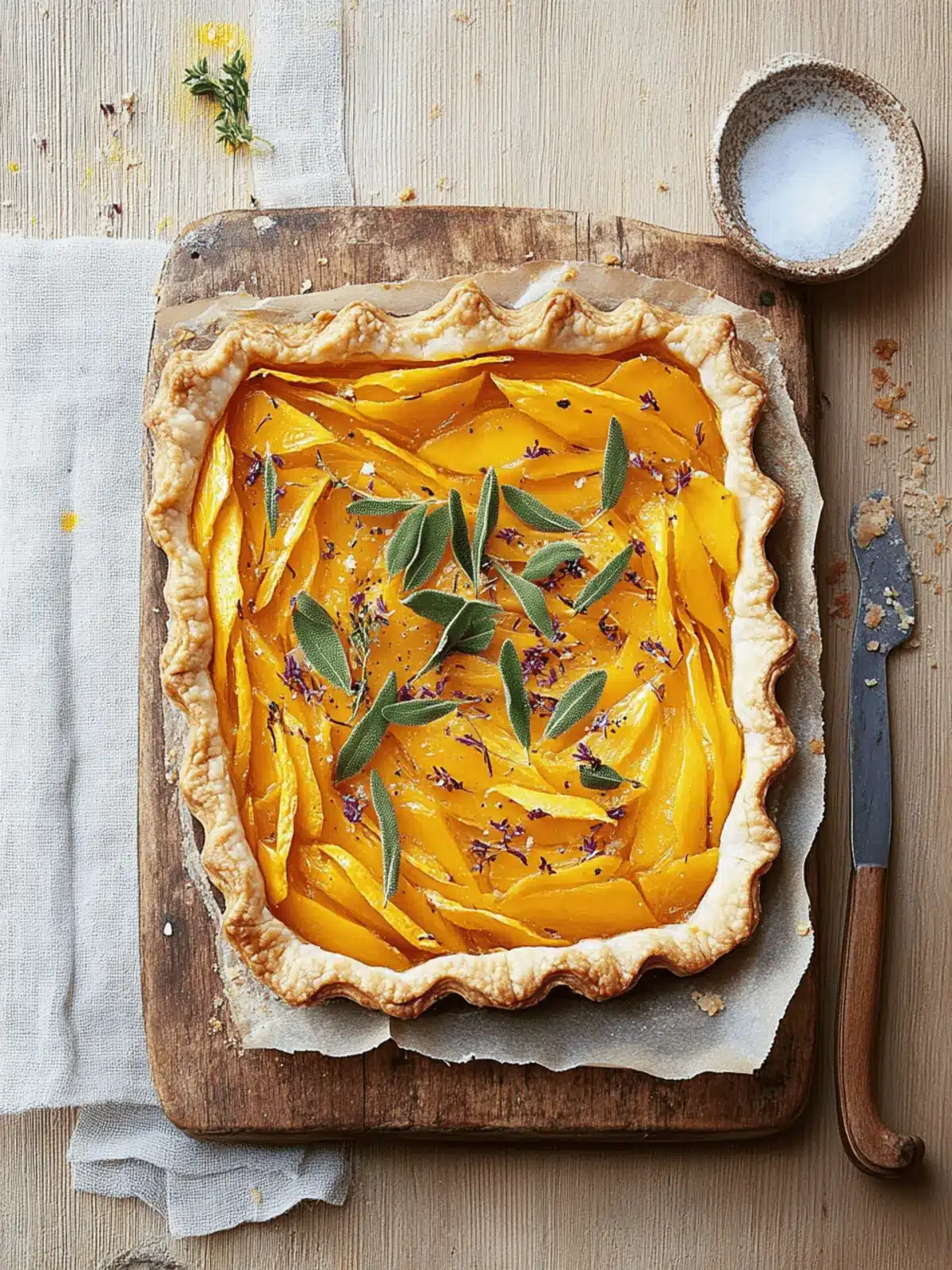 Butternut Squash-Sage Tart