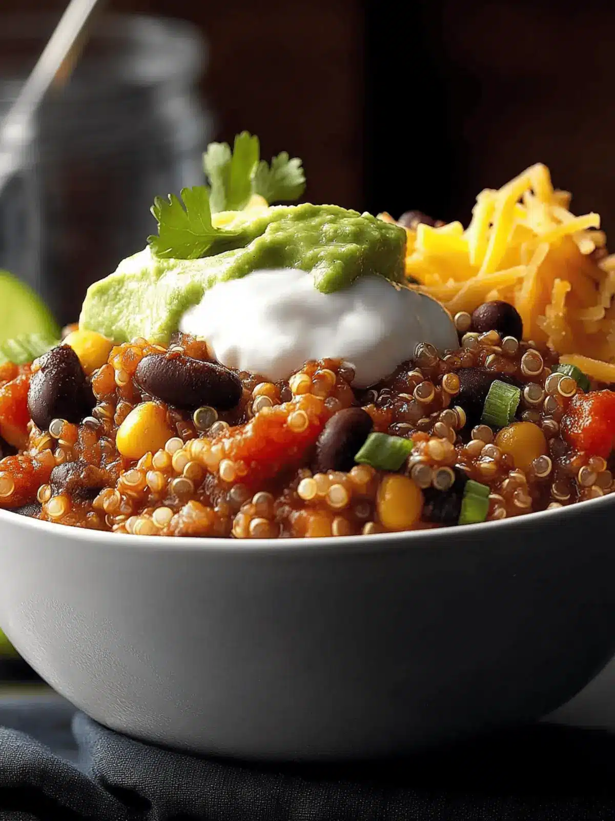Slow-Cooker Quinoa Chili