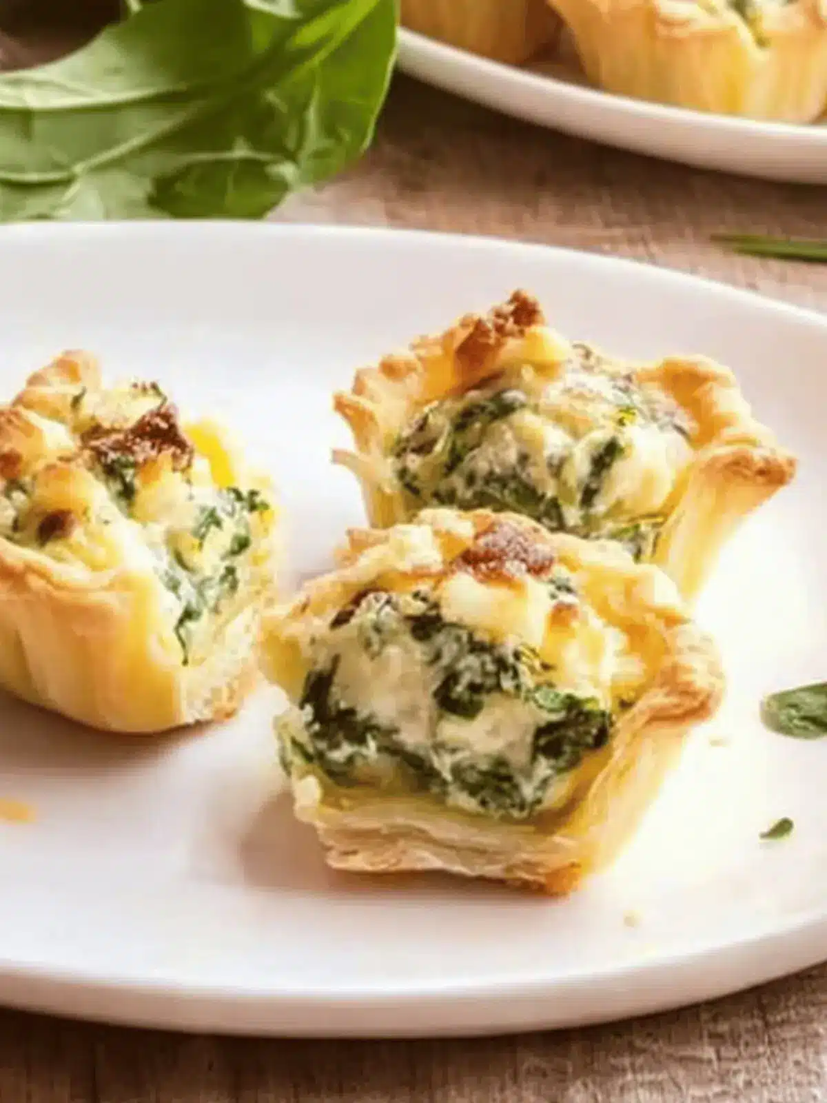 Mini Cheese and Spinach Tartlets: The Perfect Appetizer
