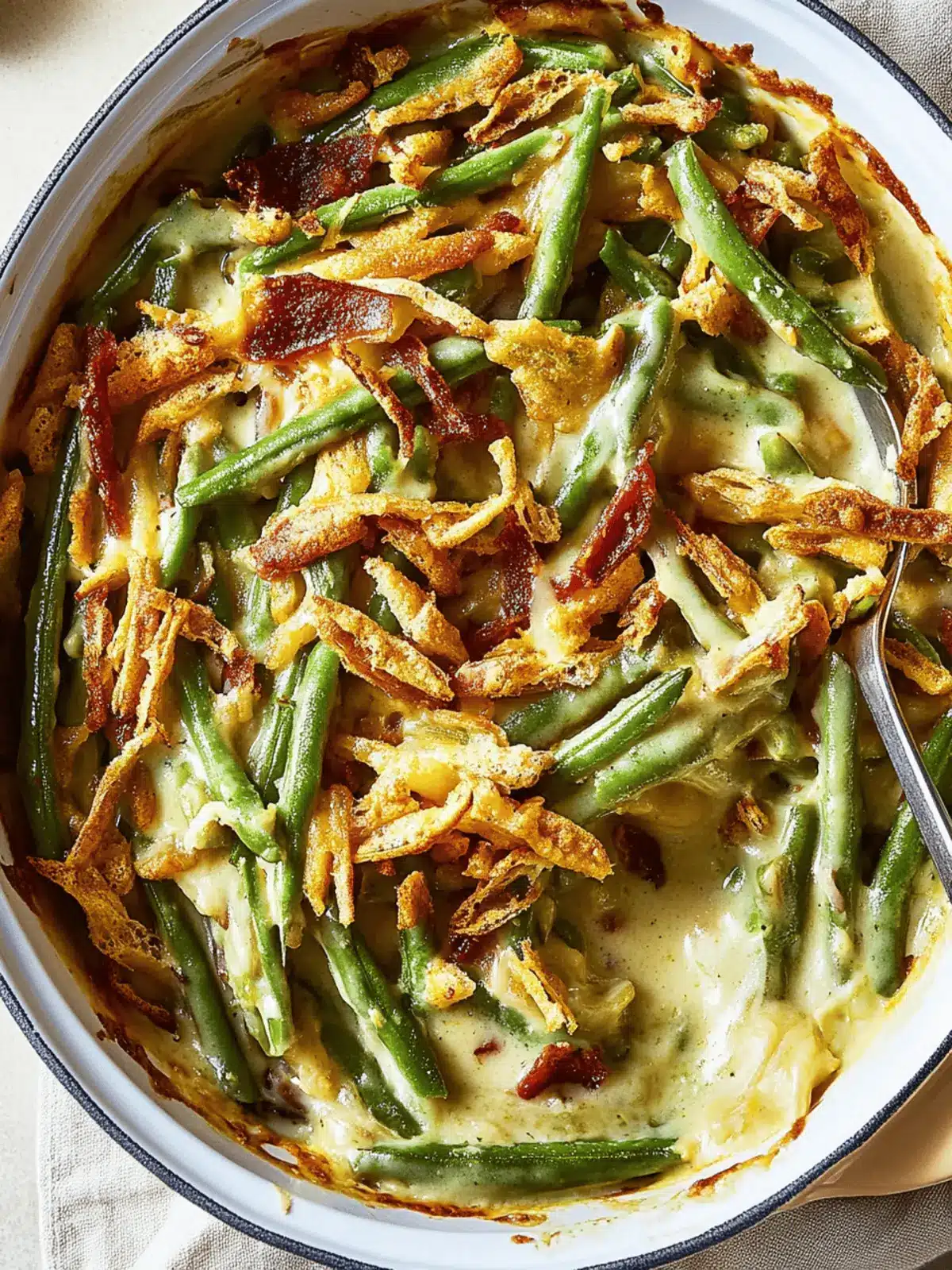 Loaded Green Bean Casserole