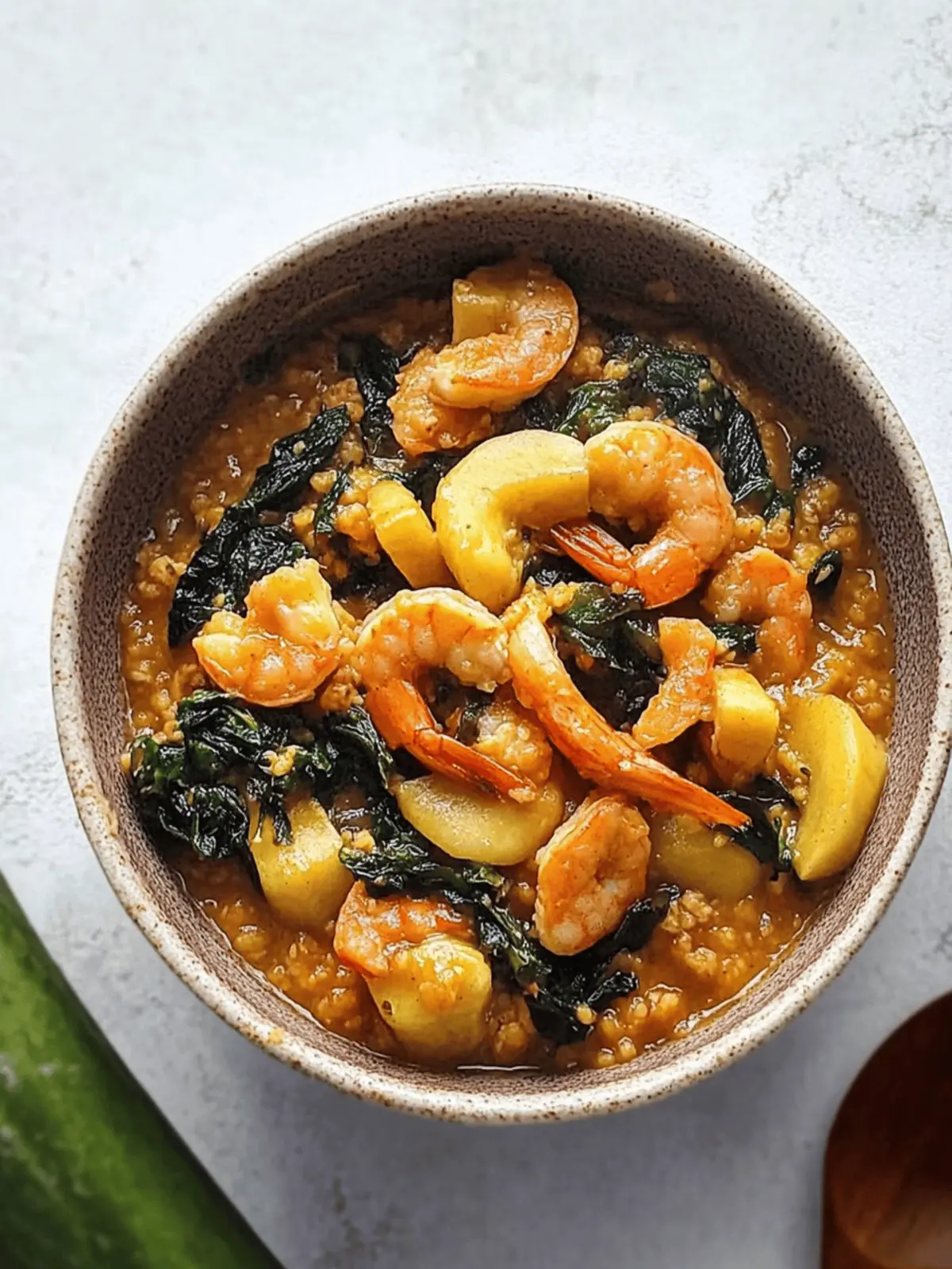 Green Plantain Porridge With Seafood: Comfort in a Bowl 2 Green Plantain Porridge With Seafood
