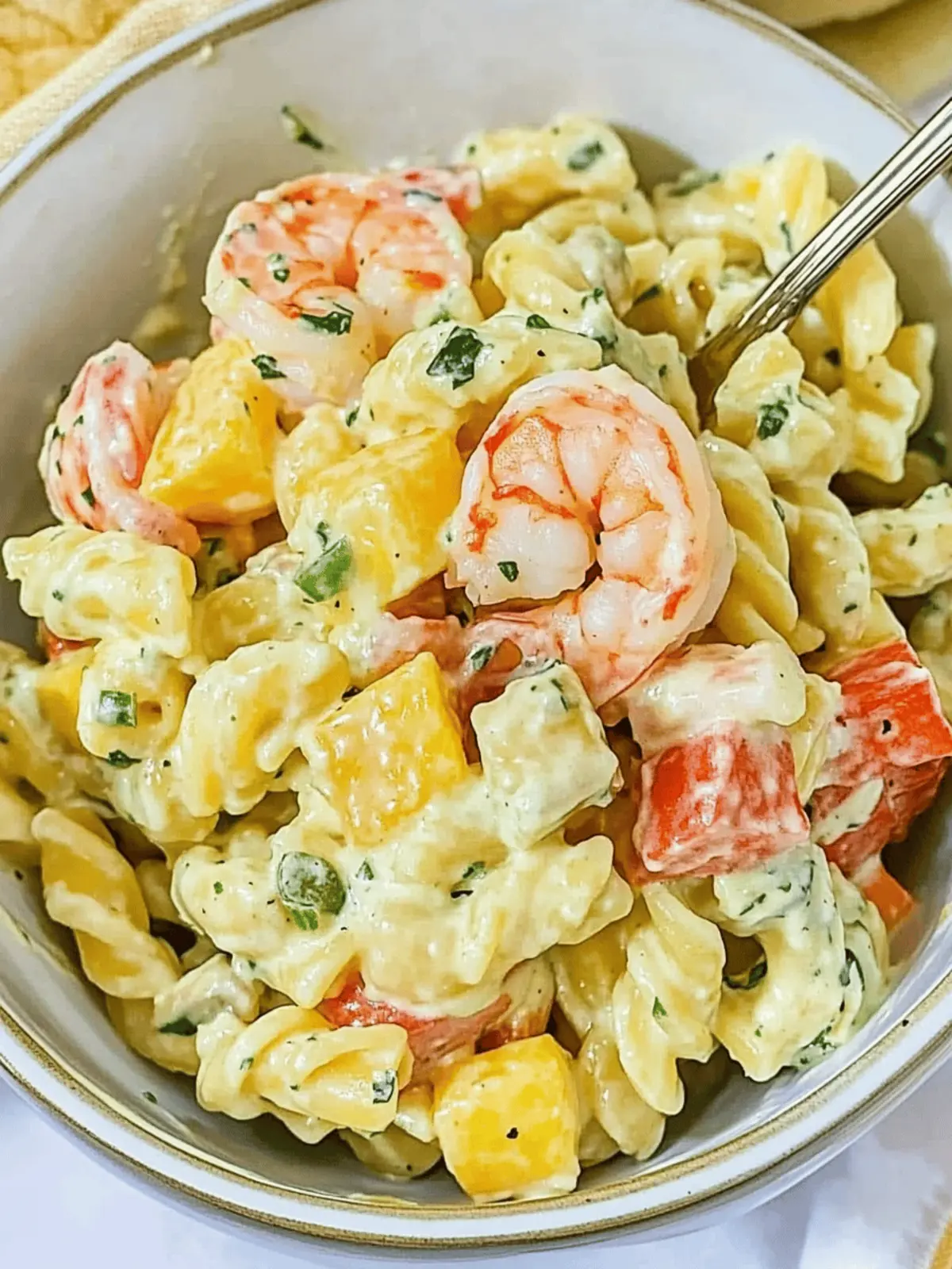 Creamy Shrimp Pasta Salad