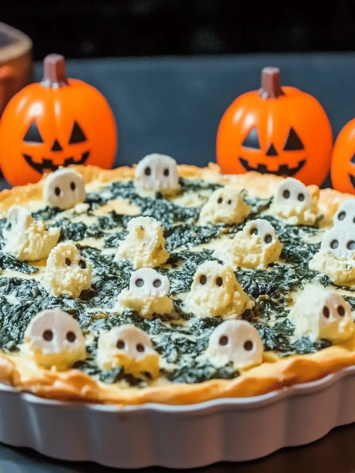 Creepy Halloween Graveyard Spinach Dip for Spooky Parties 3 Halloween Graveyard Spinach Dip