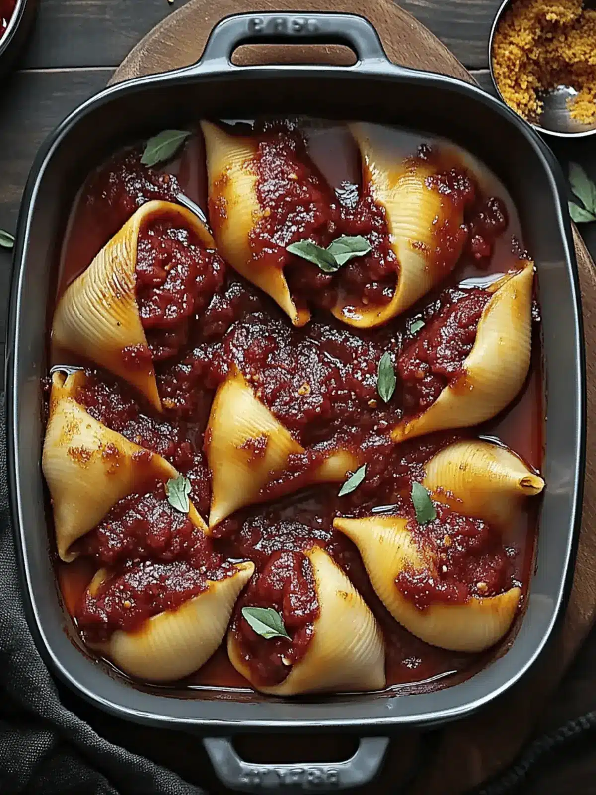 Zombie Guts Stuffed Shells