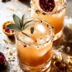 Brown Sugar Sage Ginger Paloma (with mocktail)