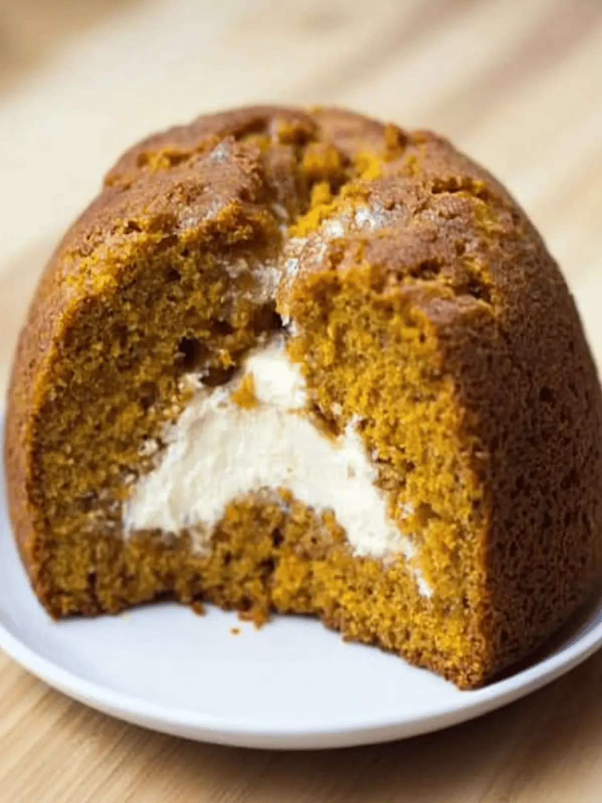 Pumpkin Bread Ring With Maple Cream Cheese Filling