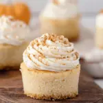 MINI NO BAKE PUMPKIN CHEESECAKES