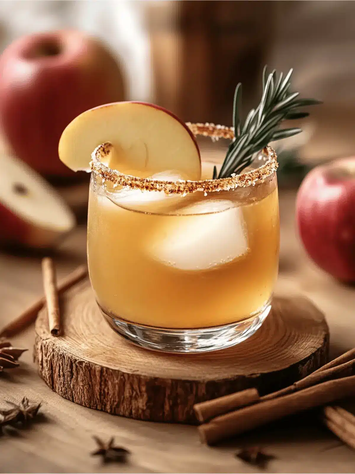Smoky Harvest Apple Cider Margarita