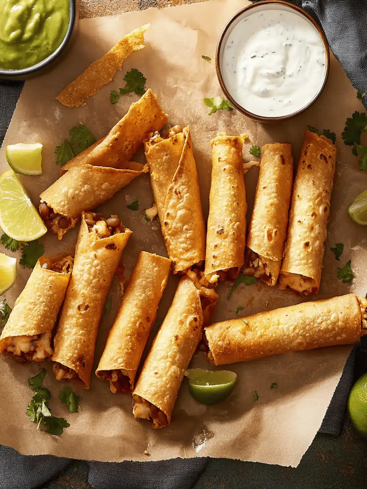 Bean & Cheese Taquitos