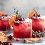 Spiced Cranberry Paloma Cocktail