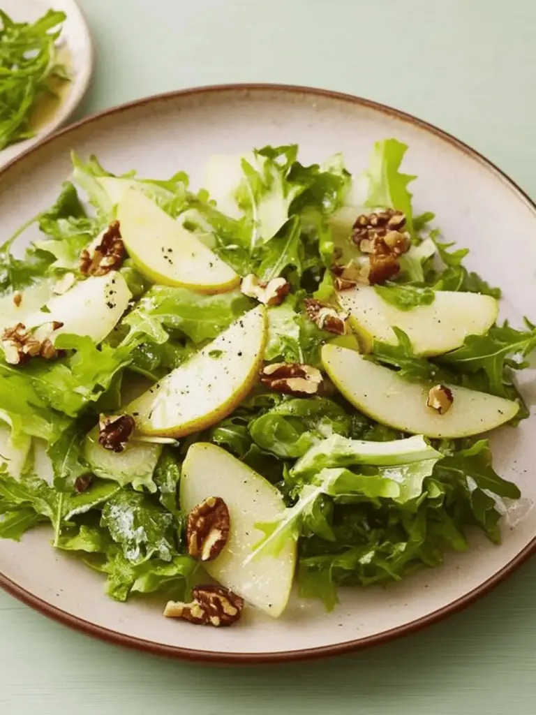 Pear & Walnut Salad