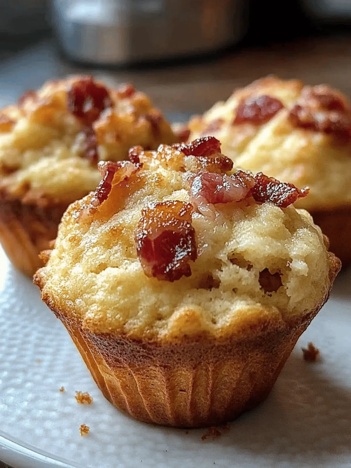 Maple Bacon Pancake Muffins