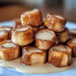 Cinnamon Roll French Toast Bites