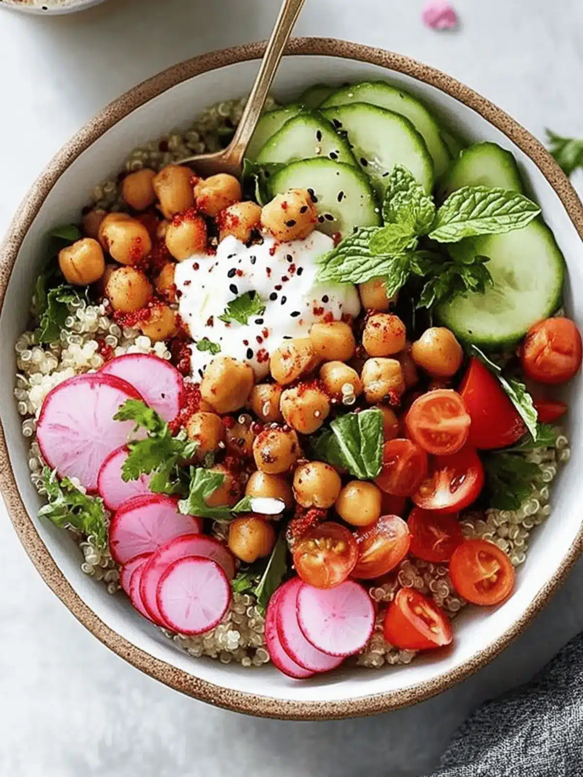 Mediterranean Quinoa Bowl: A Colorful, Customizable Delight 3 Mediterranean Quinoa Bowl