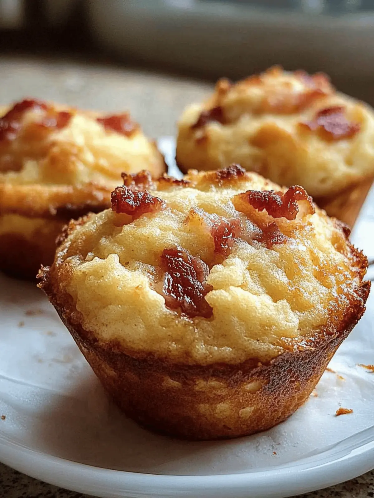 Maple Bacon Pancake Muffins