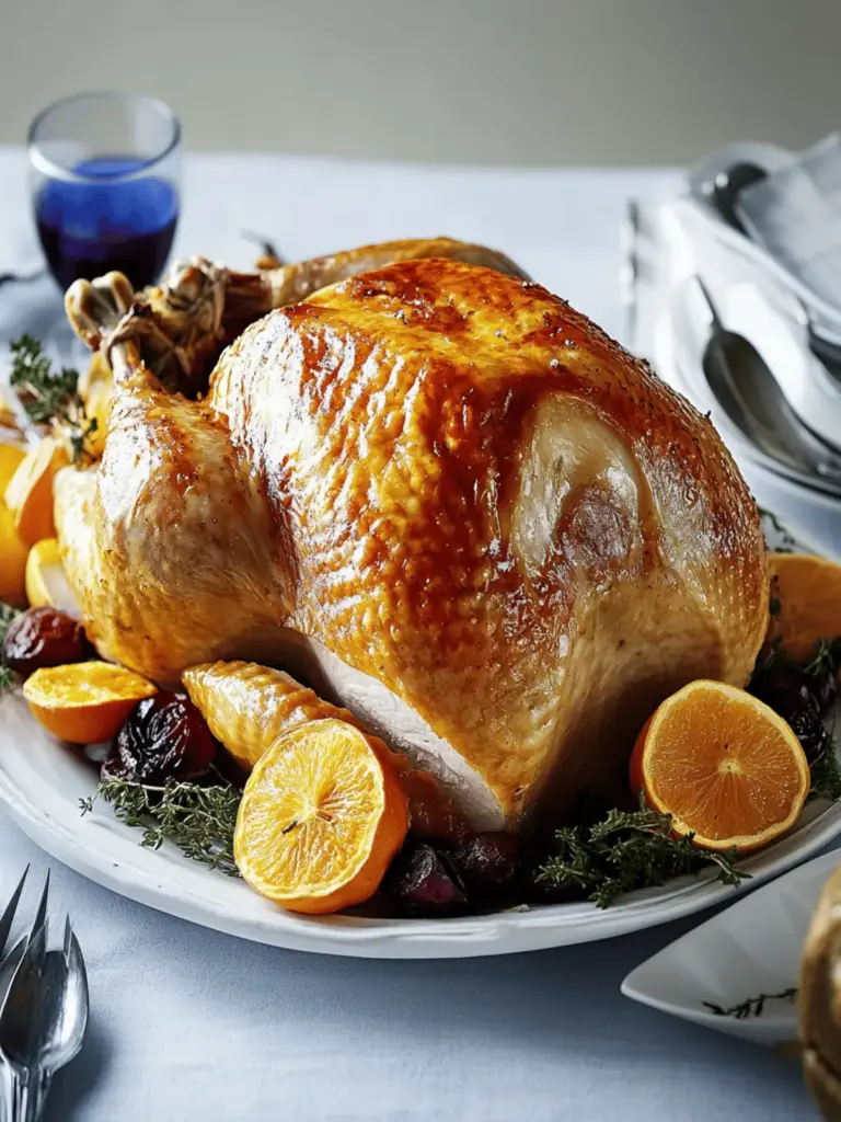 Roast turkey crown