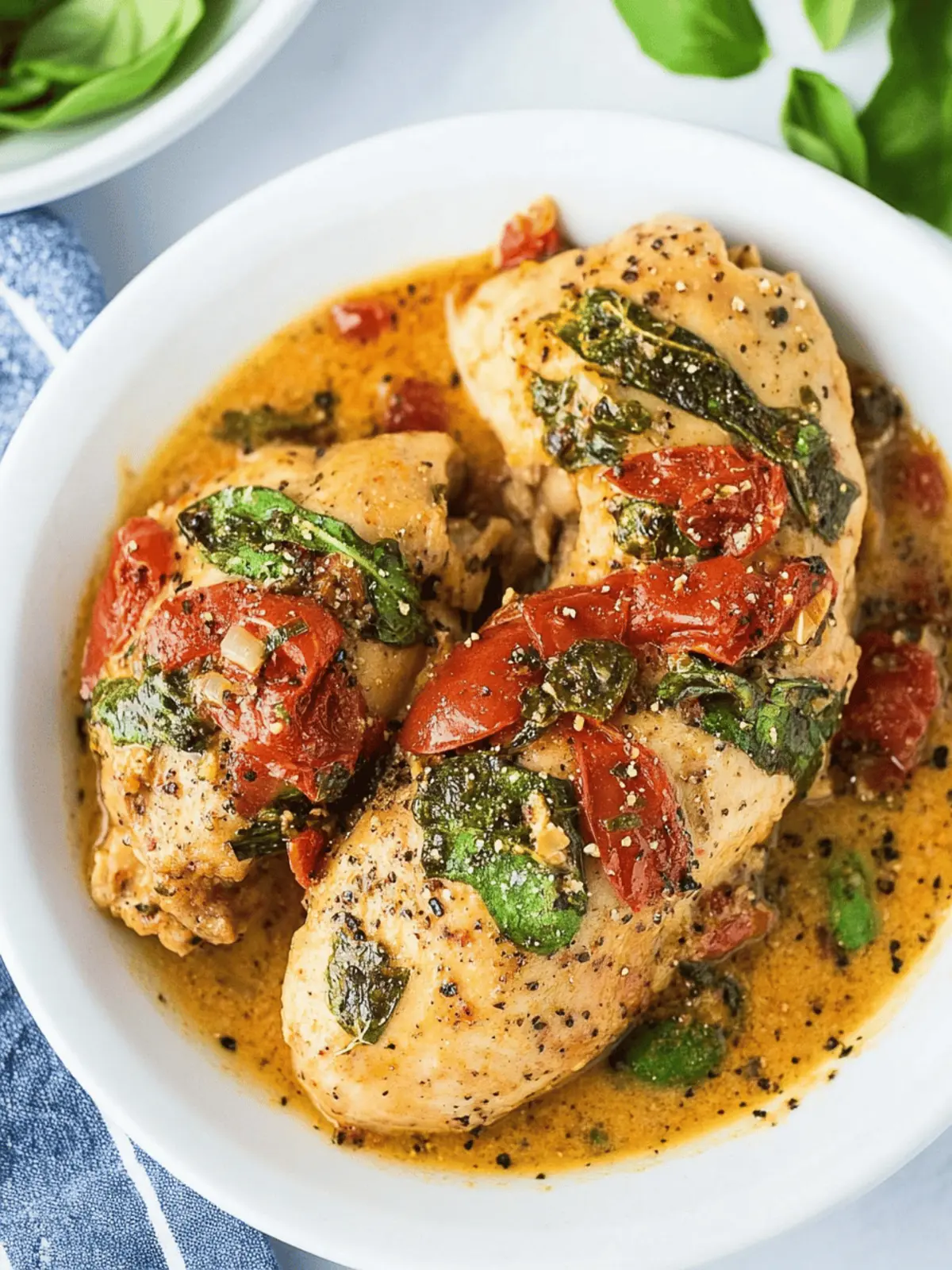 Slow Cooker Tuscan Chicken