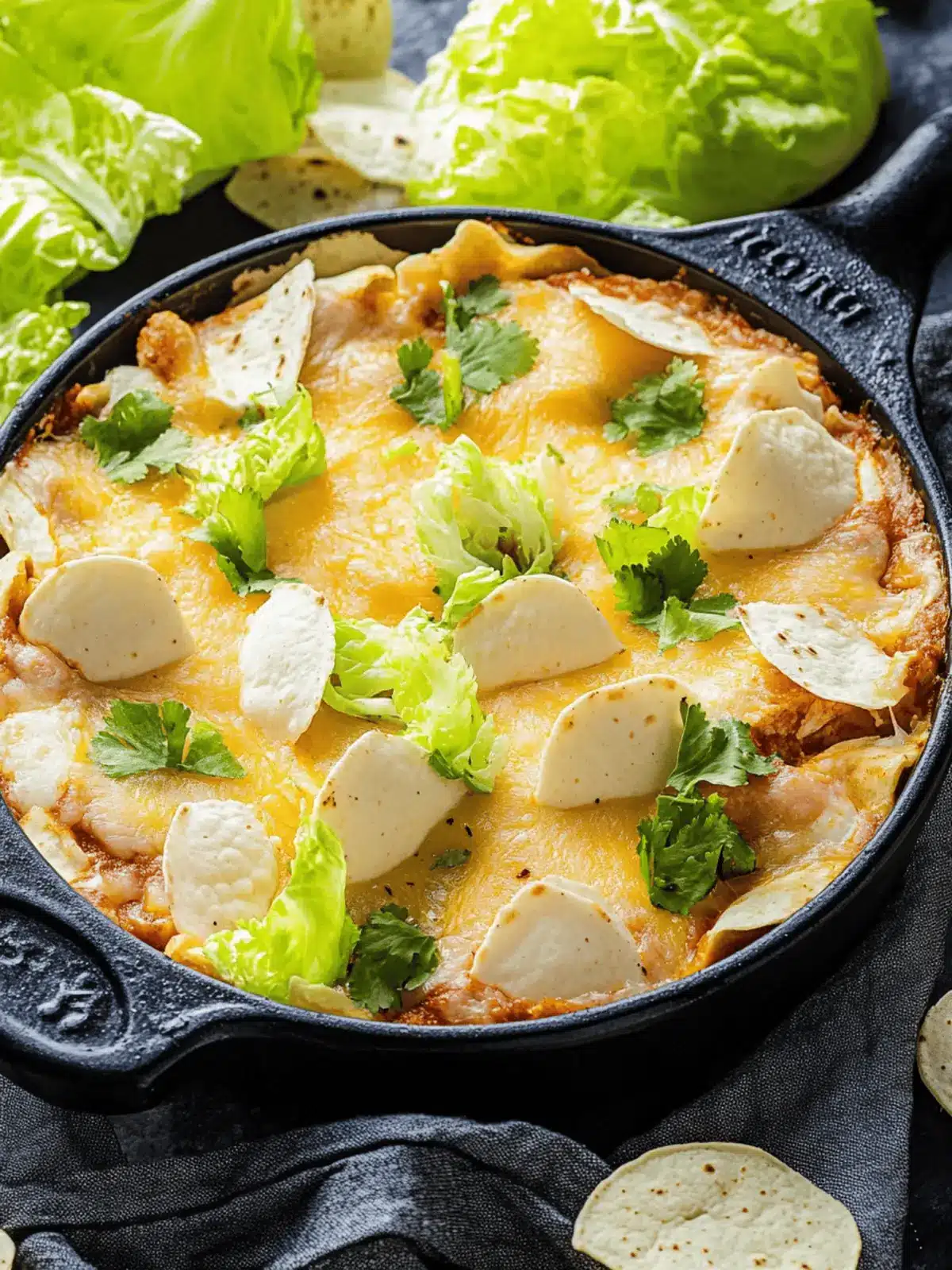 Graveyard Chicken Enchilada Dip