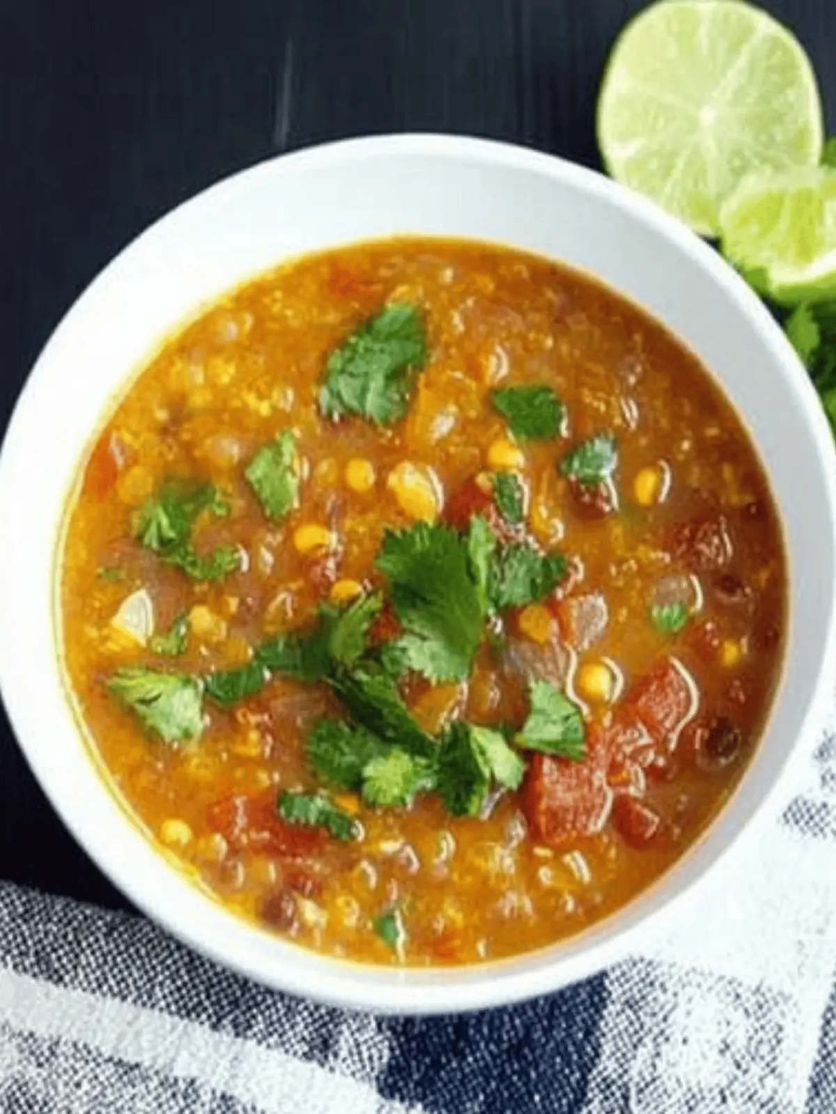 Mexican Red Lentil Stew