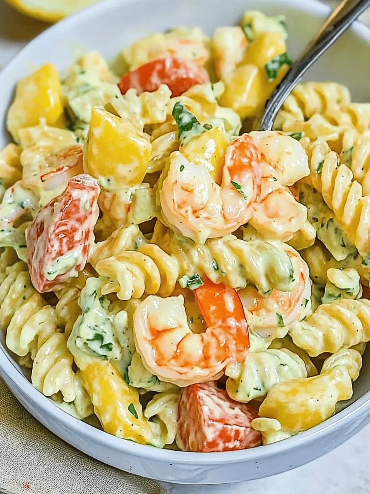 Creamy Shrimp Pasta Salad
